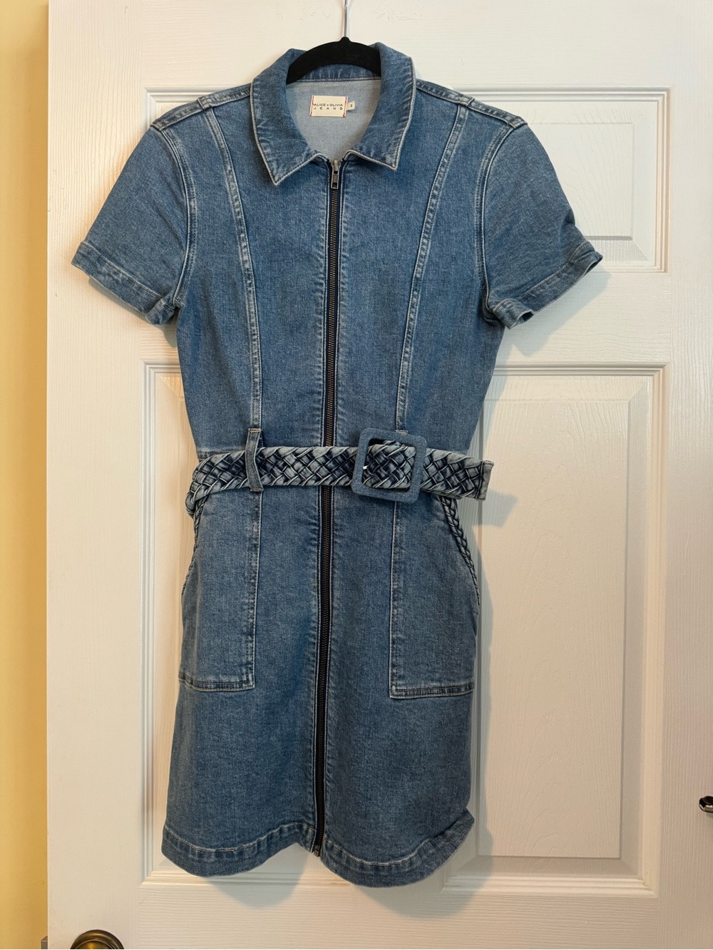 Alice + Olivia Denim Dress - Picture 2 of 4